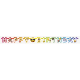 Guirlande Emoji rainbow...