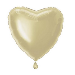 Ballon mylar 45 cm coeur or 