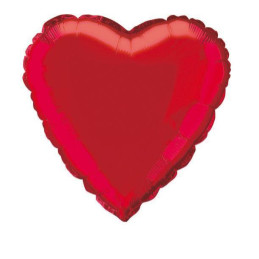 Ballon mylar 45 cm coeur...