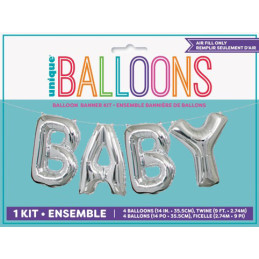 Guirlande ballons foil Baby...