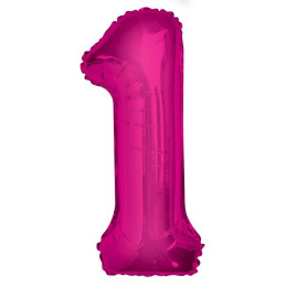 Ballon foil 87 cm FUSCHIA...