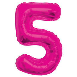 Ballon foil 87 cm FUSCHIA...