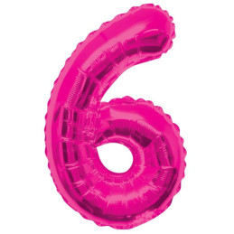 Ballon foil 87 cm FUSCHIA...