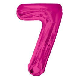 Ballon foil 87 cm FUSCHIA...