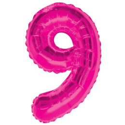 Ballon foil 87 cm FUSCHIA...