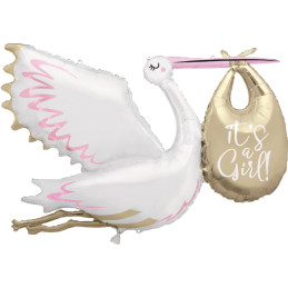 Ballon foil CIGOGNE ''C'est...