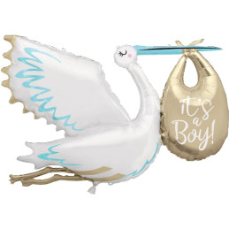 Ballon foil CIGOGNE ''C'est...