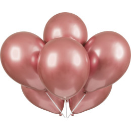 6 Ballons 30 cm PLATINIUM...