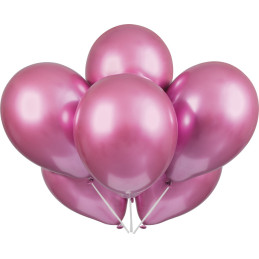 6 Ballons 28 cm PLATINIUM...
