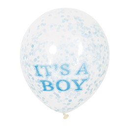 6 Ballons bleus...