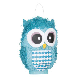 Pinata Hibou 3D  33 x 27 cm