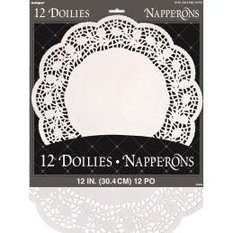 12 napperons DENTELLE...