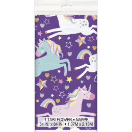 Nappe PE Licorne 137 cm x...