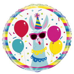 Ballon mylar Lama Birthday...