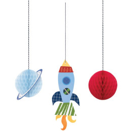 3 Décorations suspendues  -...