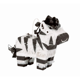 Mini Pinata Zèbre 20 X 17 CM 