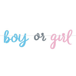 Guirlande Boy or Girl 213 cm 