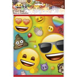 8 Rainbow Fun Emoji Lootbags 