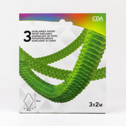 3 Guirlandes boa 2m - Vert...