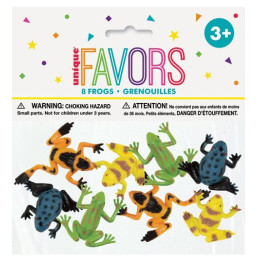 8 Grenouilles colorées 