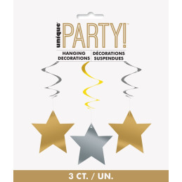 3 Suspensions 91 cm ETOILE...