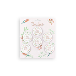6 Badges EVJF 