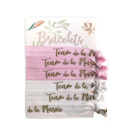 Set de 6 bracelets en...
