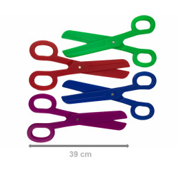 Ciseaux XXL assortis 