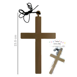 Croix  XXL plastique avec...