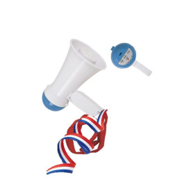Megaphone supporter France...
