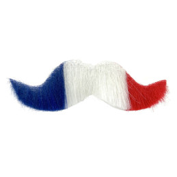 Moustache bleu blanc rouge...