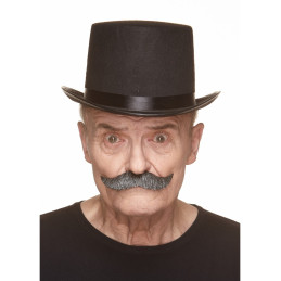 Moustache à la Française - Poivre et Sel (015)