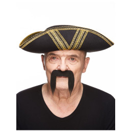 Moustache Pirate - Noire...