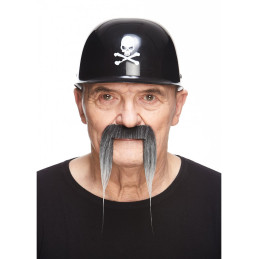 Moustache - Noire méchée de Blanc (022)