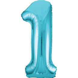 Ballon foil 86 cm chiffre 1 