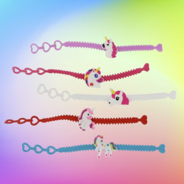 Set de 5 bracelets licorne *