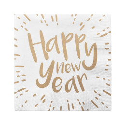 20 Serviettes Happy New...