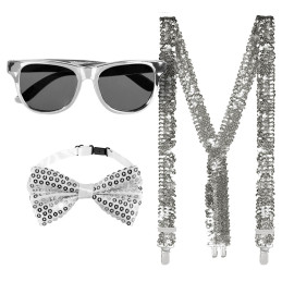 Set d'accessoires argent...
