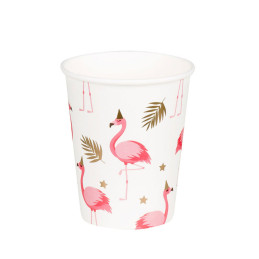 10 Gobelets papier Flamingo...