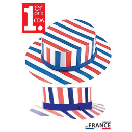 Canotier BLEU BLANC ROUGE...