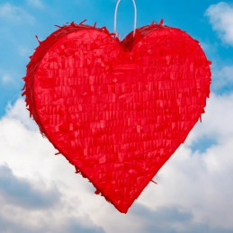 Pinata - Coeur rouge  50 X...