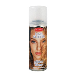 Laque à cheveux paillettes...