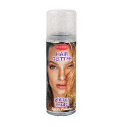 Laque à cheveux paillettes...