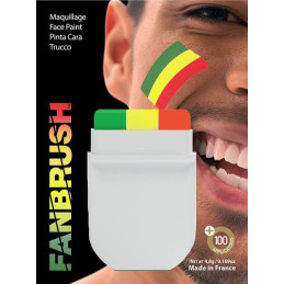 Fanbrush Vert/Jaune/rouge...