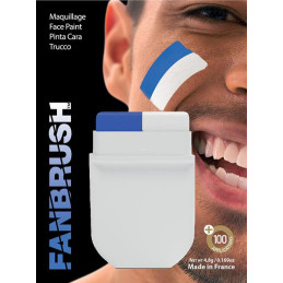 Fanbrush Bleu/blanc 
