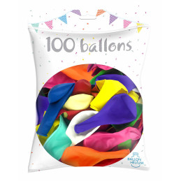 100 Ballons latex...