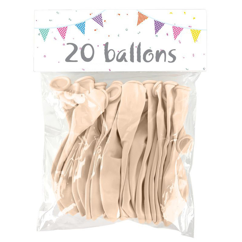 Lot De 50 Ballons En Latex Ivoire 30cm - Pour Mariage, Anniversaire, Décoration Élégante - Supérieur Qualité