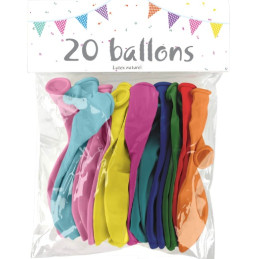 20 Ballons latex...