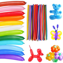 50 ballons à modeler...