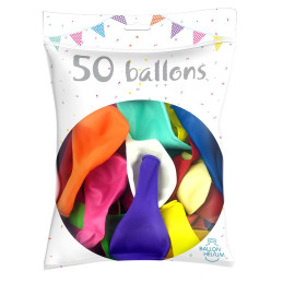 50 Ballons latex...